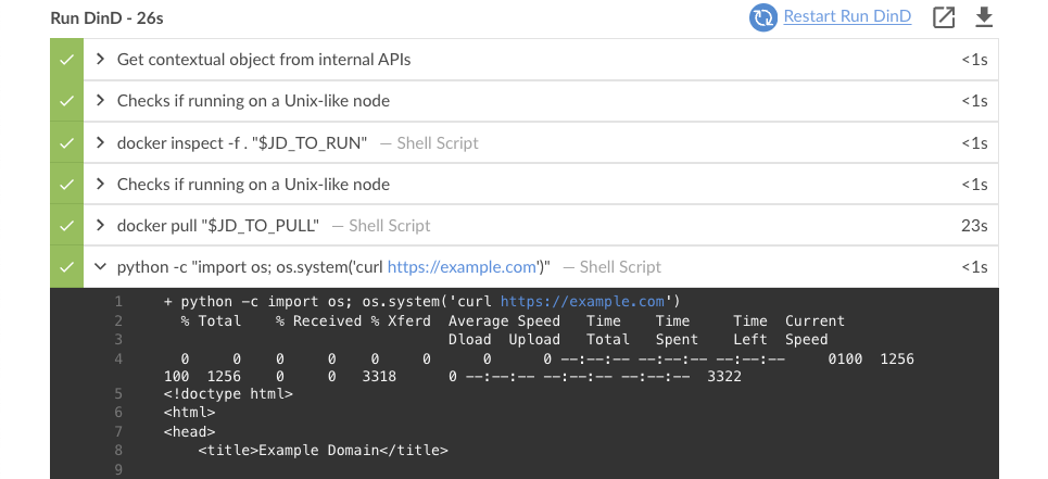 Configuring the Pipeline Docker Label